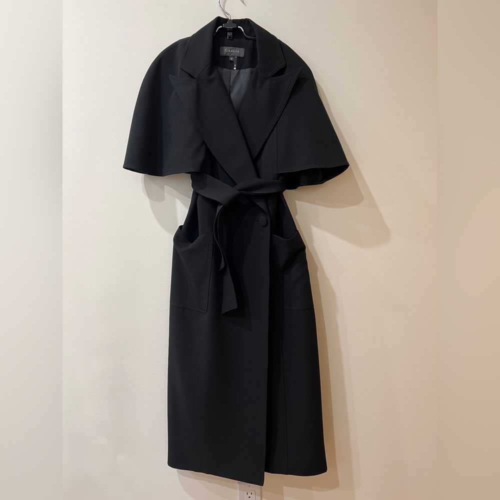Black “Cape” Dress